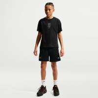 Nike Air-fleeceshorts til større børn - sort