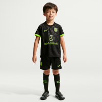 Atlético Madrid 2026 Stadium Away Nike Football Replica-sæt i tre dele til små børn - sort