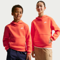Nike Club Fleece-pullover-hættetrøje til større børn - Orange