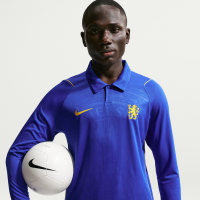 Chelsea FC 2026/27 Stadium Home Nike Dri-FIT Replica-fodboldtrøje med lange ærmer til mænd - blå