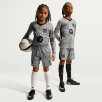 FC Barcelona 2026/27 Stadium Away Goalkeeper Kobe Dri-FIT-replikafodboldshorts til større børn - grå