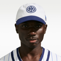 Inter Milan 25/26 Nike Club 6P-kasket - hvid
