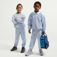 Todelt Nike Essential-crewtrøjesæt i fleece til mindre børn - blå