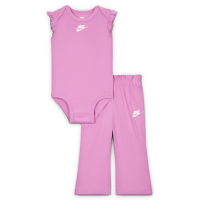 Nike-bukser med papirpose i taljen i 2 dele til babyer (3-6 mdr.) - lilla