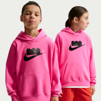 Hættetrøje fra Nike x LEGO®-kollektionen til større børn - Pink