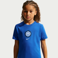 Inter Milan Nike Football-T-shirt til større børn - blå