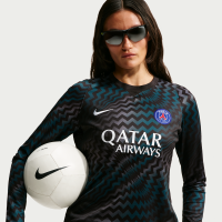 Paris Saint-Germain 2026/27 Stadium Goalkeeper Nike Dri-FIT Replica-fodboldtrøje til kvinder - sort