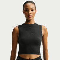 NikeSKIMS Ribbed Seamless Muscle-tanktop til kvinder - sort