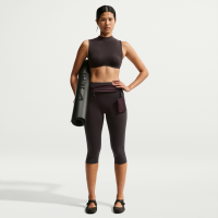 NikeSKIMS Studio Stretch-leggings (43 cm) til kvinder - brun