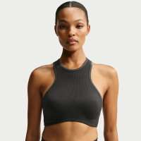 NikeSKIMS Ribbed Seamless Racerneck-bh til kvinder - sort