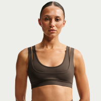 NikeSKIMS Matte Scoop-bh med dobbelte stropper til kvinder - brun