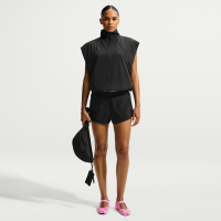 NikeSKIMS Stretch Nylon-løbeshorts til kvinder - sort