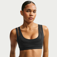 NikeSKIMS Matte Scoop-bh med dobbelte stropper til kvinder - sort