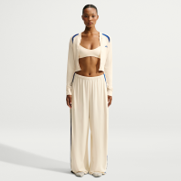 NikeSKIMS Stretch Knit-bukser med brede ben til kvinder - hvid