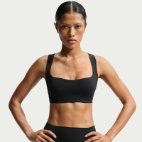 NikeSKIMS Studio Stretch-bh med firkantet halsudskæring til kvinder - sort