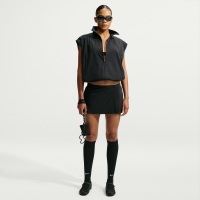 NikeSKIMS Stretch Nylon-skort til kvinder - sort