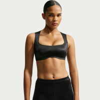 NikeSKIMS Satin Shine Open-Scoop-bh til kvinder - sort