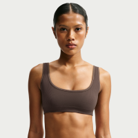 NikeSKIMS Ribbed Seamless Micro-Scoop-bh til kvinder - brun