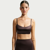 NikeSKIMS Satin Shine Scoop Cami-bh til kvinder - brun