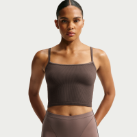 NikeSKIMS Ribbed Seamless Cami-tanktop til kvinder - brun