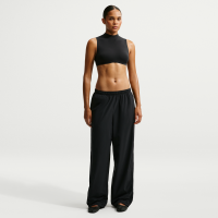 Overdimensionerede NikeSKIMS Stretch Nylon-bukser til kvinder - sort