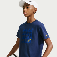 Inter Milan Club Nike Football-T-shirt til større børn - blå