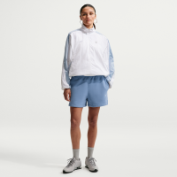 Nike Studio Fleece-shorts i medium vægt med mid rise til kvinder - blå