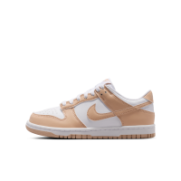 Nike Dunk Low-sko til større børn - hvid