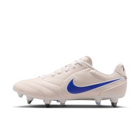 Nike Tiempo Ligera Pro Low Top-fodboldstøvler til blødt underlag - hvid