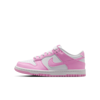 Nike Dunk Low-sko til større børn - hvid