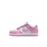 Nike Dunk Low-sko til mindre børn - hvid