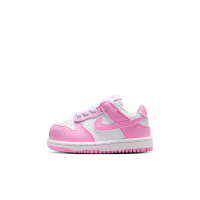 Nike Dunk Low-sko til babyer/småbørn - hvid