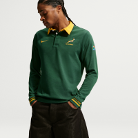 Langærmet Springboks Home Nike Rugby-spillertrøje til mænd - grøn