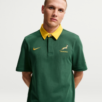 Springboks Rugby Home-spillertrøje med korte ærmer til mænd - grøn