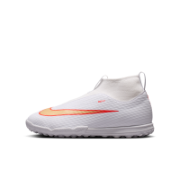 Nike Jr. Mercurial Superfly 11 Academy High Top-fodboldstøvler til kunstgræs til større børn - hvid