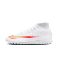 Nike Mercurial Superfly 11 Club High Top-fodboldsko til grus - hvid