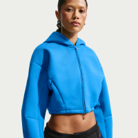 Nike -jakke med lynlås til kvinder - blå