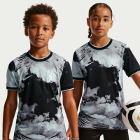 Chelsea FC Nike Dri-FIT-opvarmningstrøje til fodbold til større børn - grå