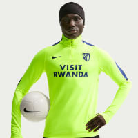 Maskinstrikket Club Atlético de Madrid Strike Nike Dri-FIT-fodboldtræningstrøje til mænd - gul