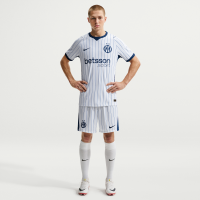 Inter Milan 2026/27 Stadium Away Nike Dri-FIT Replica-fodboldshorts til mænd - hvid