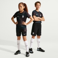 Chelsea FC 2026/27 Stadium Goalkeeper Nike Dri-FIT- Replica-fodboldshorts til større børn - sort