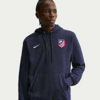 Atlético Madrid Club Nike Football-hættetrøje i french terry til mænd - blå