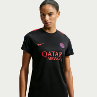 Kortærmet Paris Saint-Germain Strike Nike Dri-FIT-fodboldtrøje til kvinder - sort