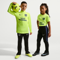 Maskinstrikkede Atlético Madrid Strike Nike Dri-FIT-fodboldbukser til større børn - sort