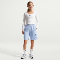 Nike Club-cargoshorts i french terry til større børn - blå