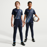 Maskinstrikkede Tottenham Hotspur Strike-Nike Dri-FIT-fodboldbukser til større børn - blå