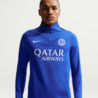 Maskinstrikket Inter Milan Strike Nike Dri-FIT-fodboldtræningsoverdel til mænd - blå