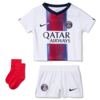 Paris Saint-Germain 2026/27 Stadium Away Nike Football Replica-sæt i tre dele til babyer/småbørn - hvid