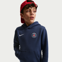 Paris Saint-Germain Club Nike Football-hættetrøje til større børn (drenge) - blå