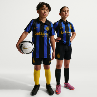 Inter Milan 2026/27 Stadium Home Nike Dri-FIT Replica-fodboldshorts til større børn - sort